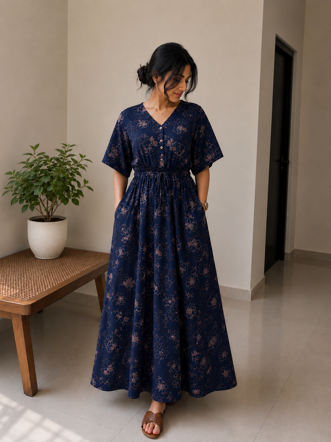 Floral maxi dress 🌸🌼